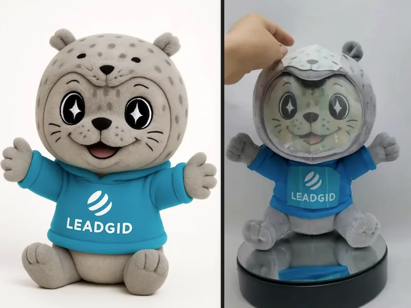 Leadgid — эскиз из нейросети и образец