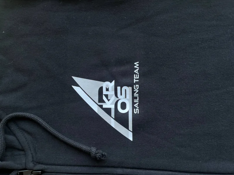 KROS Sailing Team — шелкография на худи