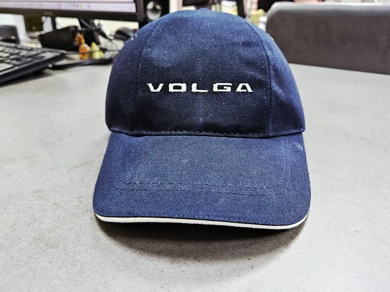 VOLGA — вышивка на кепке