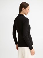 Рубашка поло женская с длинным рукавом Perfect LSL Women, черная — изображение 6