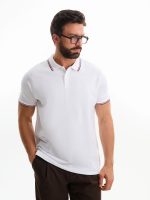 Рубашка поло мужская Prestige Men, белая — изображение 4