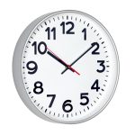 Часы настенные ChronoTop, серебристые — изображение 2