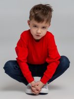 Свитшот детский Toima Kids, красный — изображение 9