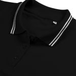 Рубашка поло женская Virma Stripes Lady, черная — изображение 3