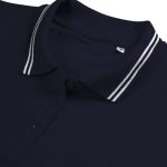 Рубашка поло женская Virma Stripes Lady, темно-синяя — изображение 3