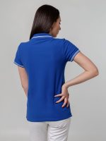 Рубашка поло женская Virma Stripes Lady, ярко-синяя — изображение 7