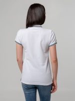 Рубашка поло женская Virma Stripes Lady, белая — изображение 7