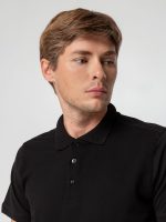Рубашка поло мужская Virma Stretch, черная — изображение 8