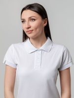 Рубашка поло женская Virma Premium Lady, белая — изображение 8