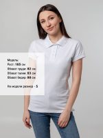 Рубашка поло женская Virma Premium Lady, белая — изображение 5