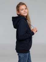 Толстовка с капюшоном детская Kirenga Kids, темно-синяя — изображение 10