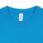 Футболка унисекс Regent 150, ярко-бирюзовая — изображение 3