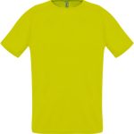 Футболка унисекс Sporty 140, желтый неон