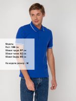 Рубашка поло Virma Stripes, ярко-синяя — изображение 5