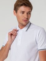 Рубашка поло Virma Stripes, белая — изображение 8