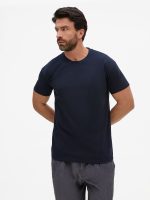 Футболка унисекс Regent 150, темно-синяя (navy) — изображение 4