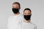 Маска гигиеническая Respire, двухслойная, немедицинская, черная — изображение 4