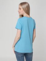 Футболка женская T-bolka Lady, голубая — изображение 7