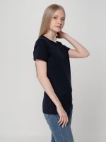 Футболка женская T-bolka Lady, темно-синяя — изображение 6