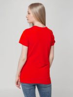 Футболка женская T-bolka Lady, красная — изображение 7