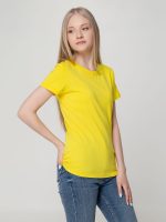 Футболка женская T-bolka Lady, желтая — изображение 5