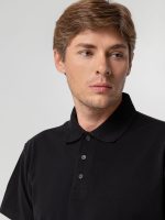 Рубашка поло мужская Spring 210, черная — изображение 7
