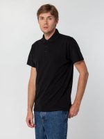 Рубашка поло мужская Spring 210, черная — изображение 5