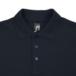 Рубашка поло мужская Spring 210 темно-синяя (navy) — изображение 3