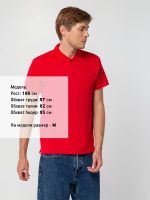Рубашка поло мужская Spring 210, красная — изображение 4