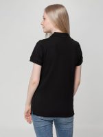 Рубашка поло женская Virma Lady, черная — изображение 7