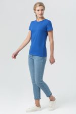 Футболка женская Miss 150, ярко-синяя (royal) — изображение 8
