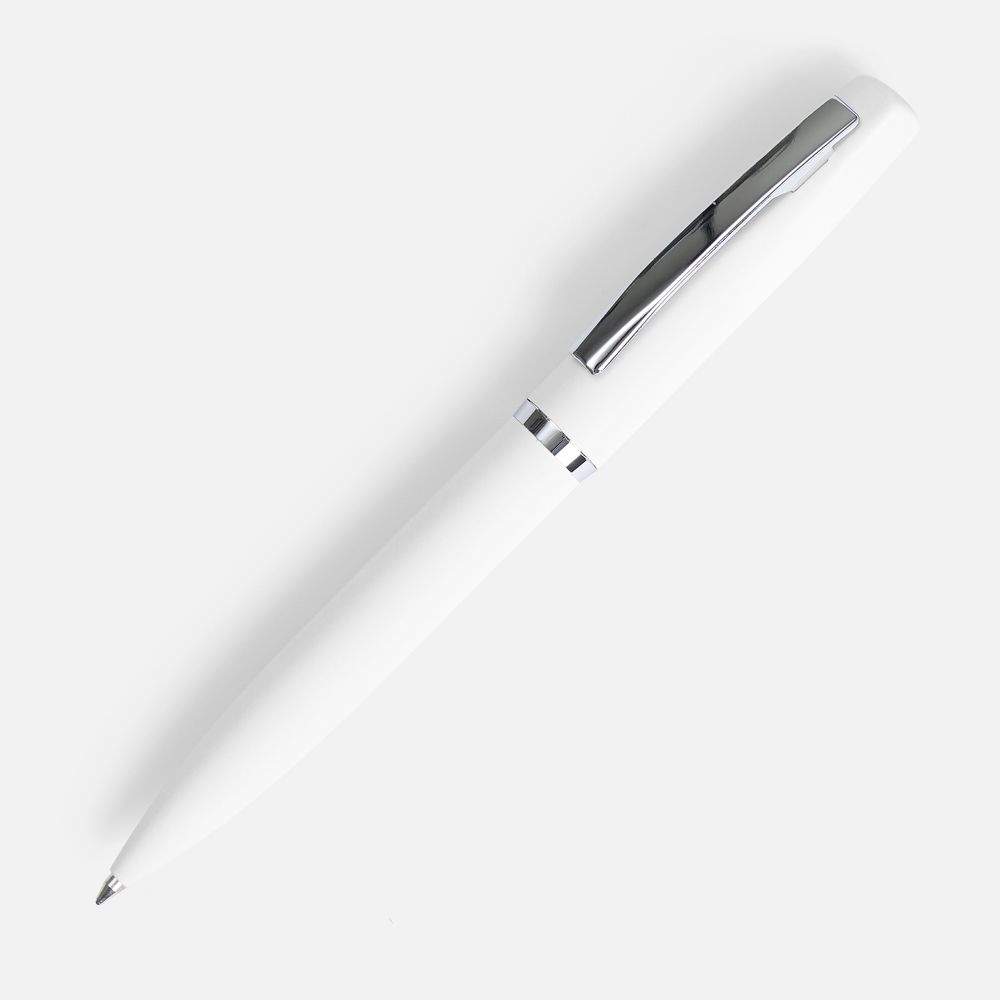 3140.60_13_1000x1000 Ручка шариковая Bolt Soft Touch, белая — изображение 1