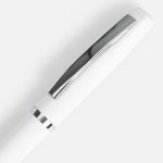 Ручка шариковая Bolt Soft Touch, белая — изображение 3