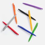 Ручка шариковая Pin Soft Touch, красная — изображение 4