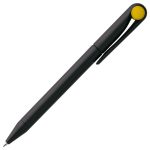 Ручка шариковая Prodir DS1 TMM Dot, черная с желтым — изображение 3
