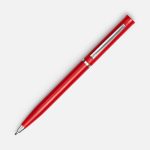 Ручка шариковая Euro Chrome, красная — изображение 2