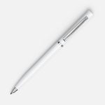 Ручка шариковая Euro Chrome, белая — изображение 2