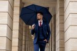 Складной зонт Palermo, темно-синий — изображение 10
