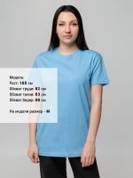 Футболка унисекс T-bolka 140, голубая — изображение 8