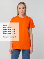 Футболка унисекс T-bolka 140, оранжевая — изображение 8