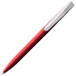 Ручка шариковая Pin Silver, красный металлик — изображение 3