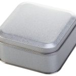 Коробка Pragmax S, квадратная, серебристая