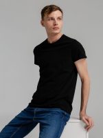 Футболка мужская Regent Fit 150, черная — изображение 6
