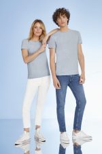 Футболка мужская Regent Fit 150, серый меланж — изображение 7
