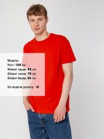Футболка унисекс T-Bolka 160, красная — изображение 4