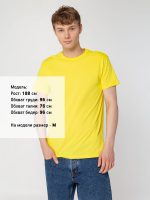 Футболка унисекс T-Bolka 160, желтая — изображение 5