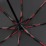 Зонт складной AOC Mini с цветными спицами, красный — изображение 3