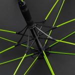 Зонт-трость с цветными спицами Color Style, зеленое яблоко, с серой ручкой — изображение 3