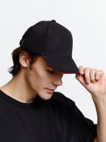 Бейсболка Long Beach, черная с красным — изображение 7