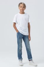 Футболка детская Regent Fit Kids, белая — изображение 6